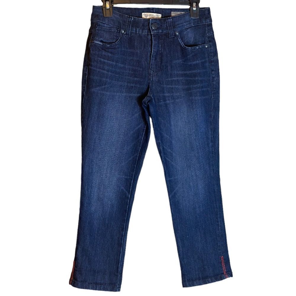 Nine West Vintage America Collection Vintage Boho Crop Denim‎ Jeans Size 4 📦